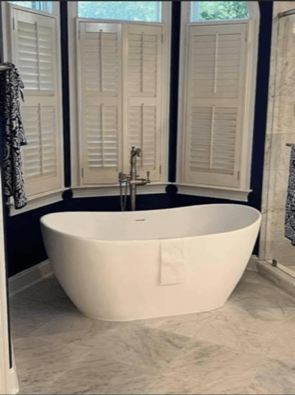 New bathtub installation